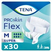 Pieluchy dla dorosłych - Tena Flex Proskin Super Pieluchomajtki Rozmiar M - miniaturka - grafika 1