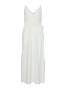 YAS Sukienka letnia Dazly 26037101 Biały Regular Fit - Sukienki - miniaturka - grafika 1