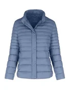 Kurtki damskie - Damska Kurtka Przejściowa Pikowana Niebieska Puchowa Volcano J-como S - miniaturka - grafika 1
