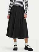 Spódnice - ONLY Spódnica trapezowa Maila 15369555 Czarny Regular Fit - miniaturka - grafika 1