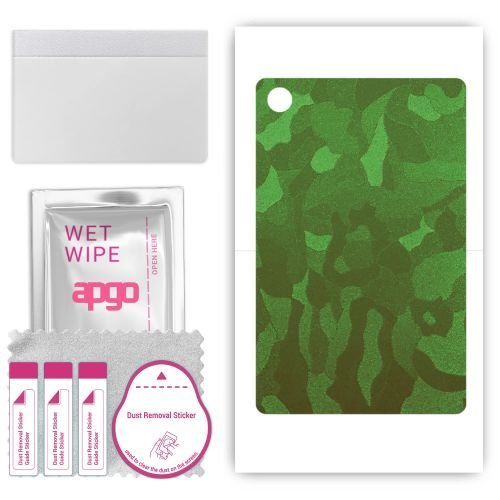 folia naklejka skórka strukturalna na TYŁ do Samsung Galaxy Tab A9+ Plus - Moro Camo Zielony - apgo SKINS