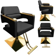 Fotele fryzjerskie - Fotel fryzjerski Gaja hydrauliczny obrotowy do salonu fryzjerskiego krzesło fryzjerskie - miniaturka - grafika 1