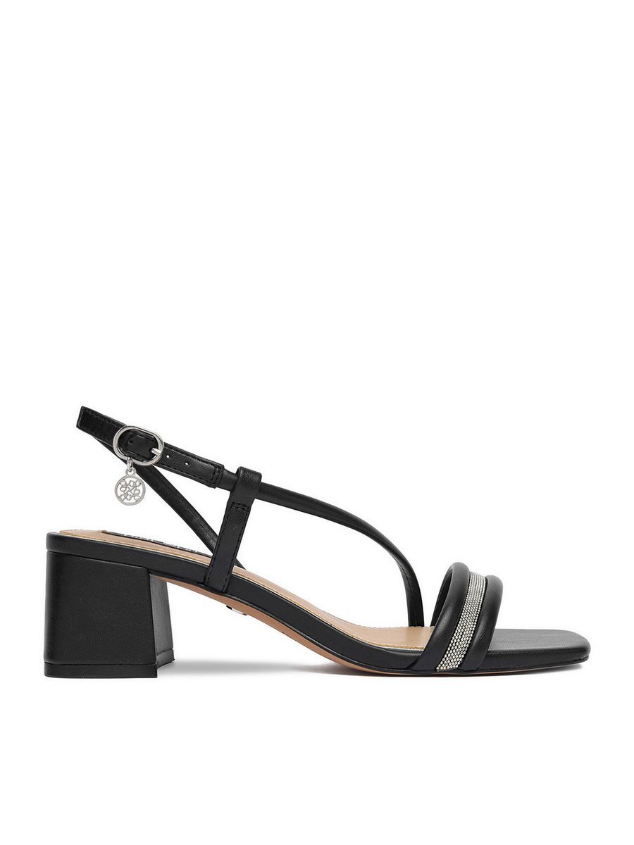 Nine West Sandały Damskie Czarny NINE WEST-EO-LS505187-13 Czarny