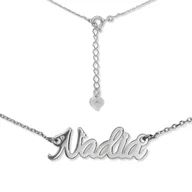 Naszyjniki - Naszyjnik srebrny Ag 925 imię Nadia NADIA/CEL/R - miniaturka - grafika 1