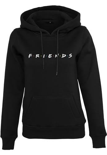 MERCHCODE damski sweter z kapturem Friends czarny L