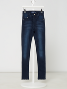 Spodnie i spodenki dla dziewczynek - Jeansy z wysokim stanem o kroju slim fit z dodatkiem streczu - miniaturka - grafika 1