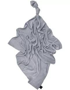 Bocioland, Pieluszka bambusowa/Mini Otulacz, Chmurki, Grey, 120x120 cm - Pieluchy - miniaturka - grafika 1