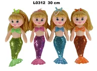 Maskotki i pluszaki - Sun-day Pluszak Syrenka 30cm Sa Cekiny Kol - miniaturka - grafika 1