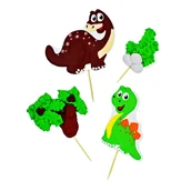 Dodatki do ciast w proszku - Dinozaury Cukrowe Toppery Na Tort  2D wz.2 - miniaturka - grafika 1