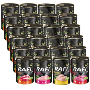 RAFI Cat Adult Mix Smaków 24x400g - Mokra karma dla kotów - miniaturka - grafika 1