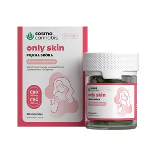 Cosma Cannabis Only Skin 30 Kapsułek - Włosy, skóra, paznokcie - miniaturka - grafika 1