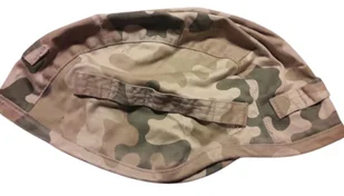 Pokrowiec na hełm wojskowy nowy WP piaskowy 2 - Pokrowce na ubrania - miniaturka - grafika 1