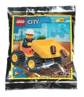 Klocki - LEGO City Zestaw - Worker with Tipper Truck 952204 polybag klocki - miniaturka - grafika 1