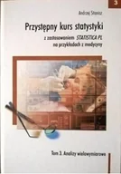 Książki medyczne - Przystępny kurs statystyki z zastosowaniem Statistica PL - miniaturka - grafika 1