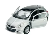 Samochody i pojazdy dla dzieci - WELLY OPEL CORSA OPC SREBRNY 1:34 42363 - miniaturka - grafika 1