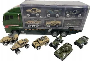 Transporter ciężarówka tir laweta 6 szt. pojazdy wojskowe Bezpieczne zakupy! Szybka wysyłka! oryginalne, zaplombowane pudełko! - Samochody i pojazdy dla dzieci - miniaturka - grafika 1
