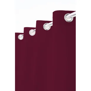 Zasłona Greta 135 x 260 cm 8 kółek bordo - Zasłony - miniaturka - grafika 1