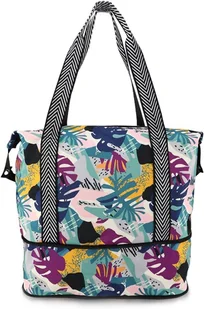 Torba Plażowa Wodoodporna i Rozszerzalna 30L/40L – Idealna na Podróże i Sport - Torebki damskie - miniaturka - grafika 1