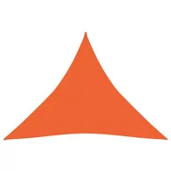 Parasole ogrodowe - vidaXL Żagiel przeciwsłoneczny, 160 g/m, pomarańczowy, 4x4x4 m, HDPE 311698 - miniaturka - grafika 1