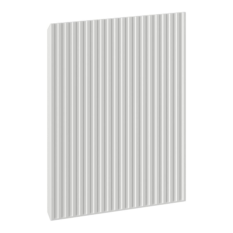 Mexen Rivel front ryflowany do korpusu szafki łazienkowej 35 x 43,5 cm, szary mat - 91A21-0350-470-1-62