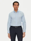 Koszule męskie - Calvin Klein Koszula K10K114299 Błękitny Slim Fit - miniaturka - grafika 1