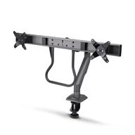 Uchwyty do monitorów - StarTech H2M1AS2-MONITOR-ARM uchwyt / stojak do monitorów 68,6 cm (27") Biurko Czarny - miniaturka - grafika 1