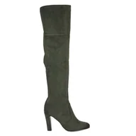 Kozaki damskie - Kozaki Na Szpilce VINCEZA zielone - ButyModne - miniaturka - grafika 1
