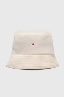 Czapki męskie - Tommy Hilfiger kapelusz kolor beżowy AM0AM12149 - grafika 1