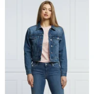 Kurtki damskie - Trussardi Kurtka jeansowa | Regular Fit - miniaturka - grafika 1