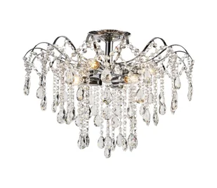 Brilagi - Żyrandol natynkowy CRYSTAL 6xE14/60W/230V chrom błyszczący - Lampy sufitowe - miniaturka - grafika 1
