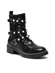 Deezee Trapery WS110113-01 Czarny - Botki damskie - miniaturka - grafika 1
