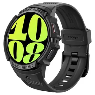 Pasek SPIGEN Rugged Armor Pro do Samsung Galaxy Watch 6 (44mm) Czarny - Akcesoria do smartwatchy - miniaturka - grafika 1