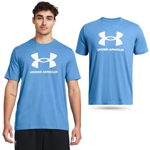 Koszulka fitness męska Under Armour t-shirt Logo Short - Koszulki sportowe męskie - miniaturka - grafika 1