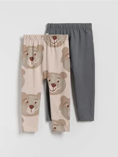 Reserved - Bawełniane spodnie 2 pack - ciemnoszary - Spodenki dla niemowląt - miniaturka - grafika 1
