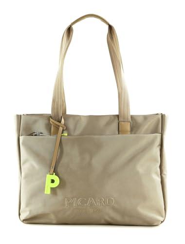 Picard Torba na zakupy LUCKY ONE dla kobiet z nylonu w kolorze piaskowym, wymiary: 10 x 38 x 28 cm, 32454U9081, Sand, Einheitsgröße, Shopper