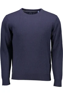 NIEBIESKI SWETER MĘSKI GANT - Swetry męskie - miniaturka - grafika 1
