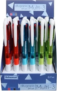 Długopis 0,7mm trójkolorowy Multi (24szt) - Długopisy - miniaturka - grafika 1
