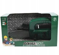 Zabawy w naśladowanie dorosłych - PIŁA ŁAŃCUCHOWA MECHANICZNA BEZPIECZNA NA BATERIE RUCHOMY ŁAŃCUCH - miniaturka - grafika 1