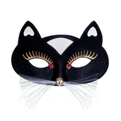 Dodatki do strojów karnawałowych - Maska Kota Czarno-Biała - miniaturka - grafika 1