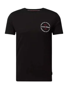 Tommy Hilfiger czarny T-shirt meski bawełna, Rozmiar XL - Koszulki męskie - miniaturka - grafika 1