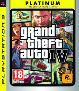 Grand Theft Auto 4 Platinum PS3 - Gry PlayStation 3 - miniaturka - grafika 1