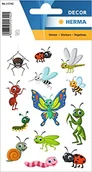 Etykiety do drukarek - HERMA 15742 Zabawne naklejki zwierzęce dla dzieci, małe zwierzęta do raczkowania (39 naklejek, papier, matowe), samoprzylepne, trwale przylegające motywy, etykiety dla dziewczynek i chłopców, kolorowe - miniaturka - grafika 1