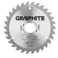 Akcesoria do elektronarzędzi - GRAPHITE Tarcza do pilarki, widiowa, 165 x 30 mm, 30 zębów - miniaturka - grafika 1