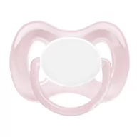 Smoczki uspokajające - MININOR, Smoczek uspokajający, anatomiczny, Różowy, 6m+ - miniaturka - grafika 1