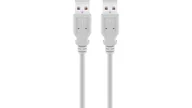Kable USB - Kabel USB USB-A - USB-A 1.8 m Szary (93375) - miniaturka - grafika 1