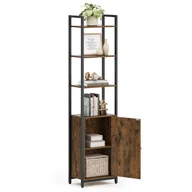 Regały - Wąski regał na książki 6 poziomów loft - miniaturka - grafika 1