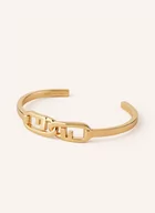 Bransoletki - Fendi Bransoletka Bangle Doubl Olock Cubana gold - miniaturka - grafika 1