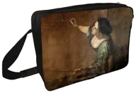 Torby szkolne - Torba na ramię Autoportret jako alegoria malarstwa Artemisia Gentileschi - miniaturka - grafika 1