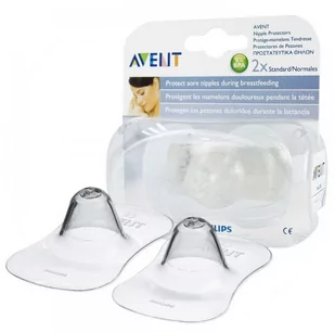 Silikonowe osłonki na piersi do karmienia Philips Avent 2 Mini Silicone Nipple Shields 2 szt - Laktatory - miniaturka - grafika 1
