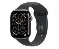 Smartwatch - Apple Watch 11 GPS + Cellular 46mm Łupkowy Tytan Pasek M/L Czarny - miniaturka - grafika 1